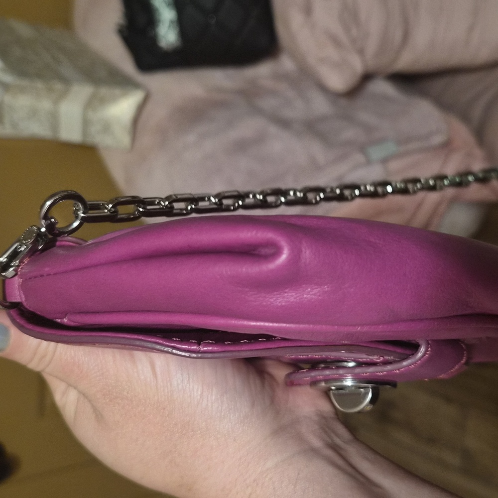 Marc By Marc Jacobs Magenta Leather Mini Crossbody - Picture 10 of 15